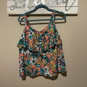 Costa Sol, Floral tankini, 1X